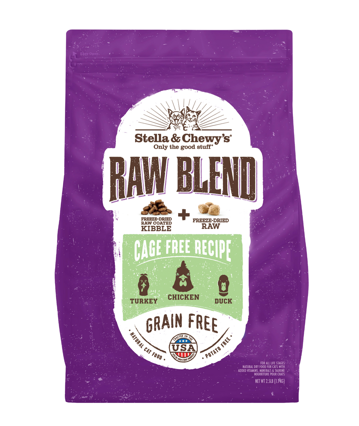 Kibble Raw Blend Cage Free - 2.5 lb