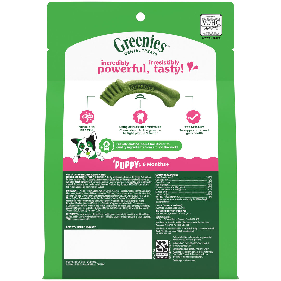 Greenies Dental Treats Puppy Petite 12oz