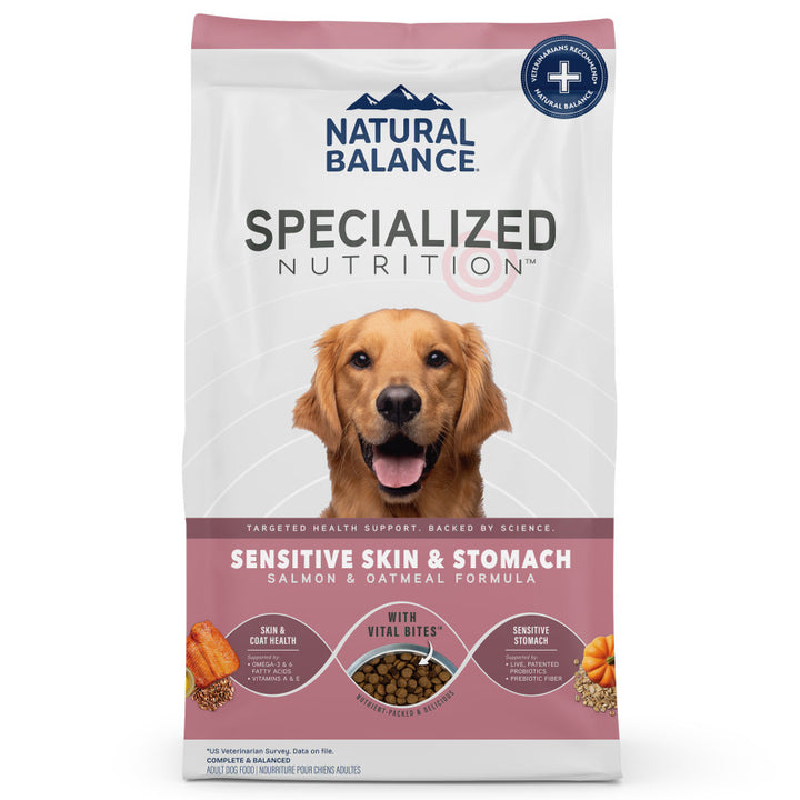 Natural Balance Specialized Sensitive Skin Stomach Salmon Oatmeal 3.5 lb