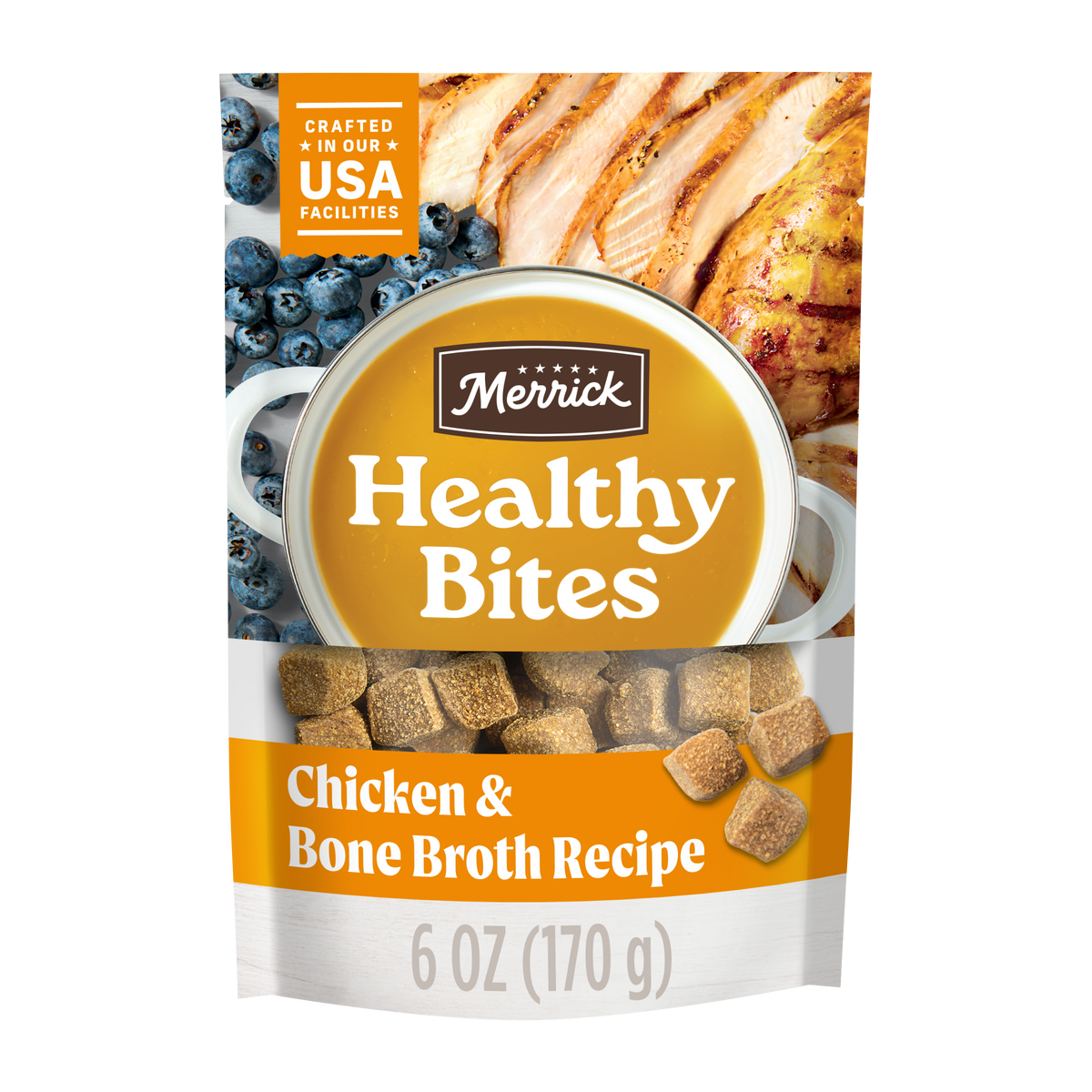 Merrick Bright Bites Chicken Dog Treats 6 oz