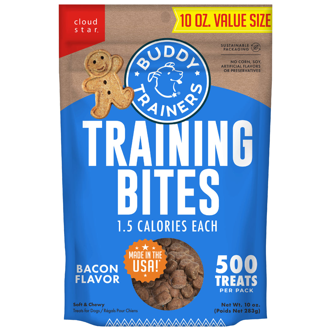 Buddy Trainers Training Dog Bites Bacon Flavor 10 oz