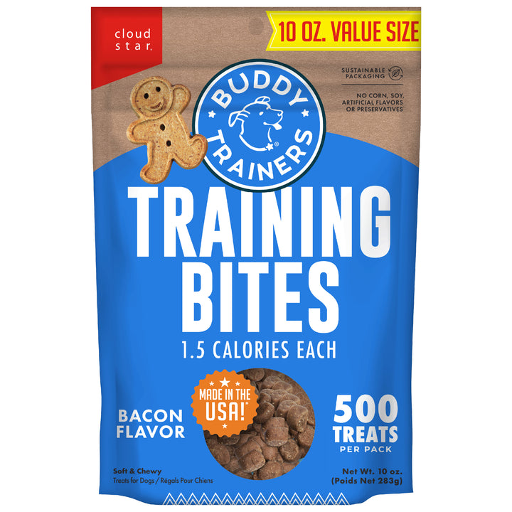 Buddy Trainers Training Dog Bites Bacon Flavor 10 oz