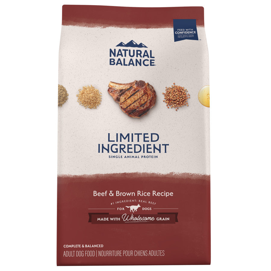 Natural Balance LID Beef and Brown Rice 24lb