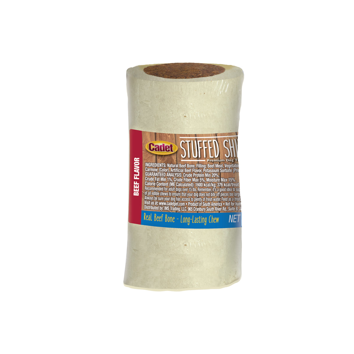 Cadet Stuffed Shin Bones for Dogs Beef Small (1 Count)