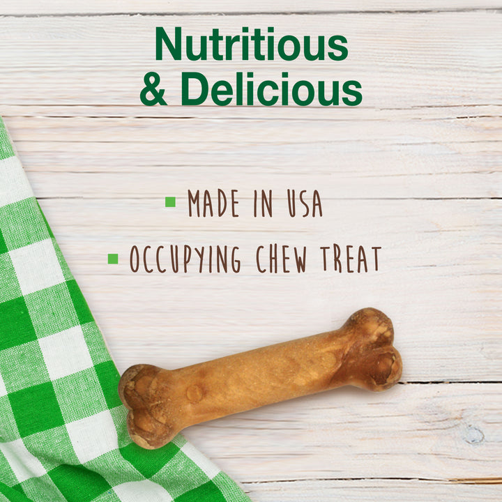 Nylabone Healthy Edibles All-Natural Long Lasting Chew Treats Roast Beef &amp; Chicken X-Small (8 Count)