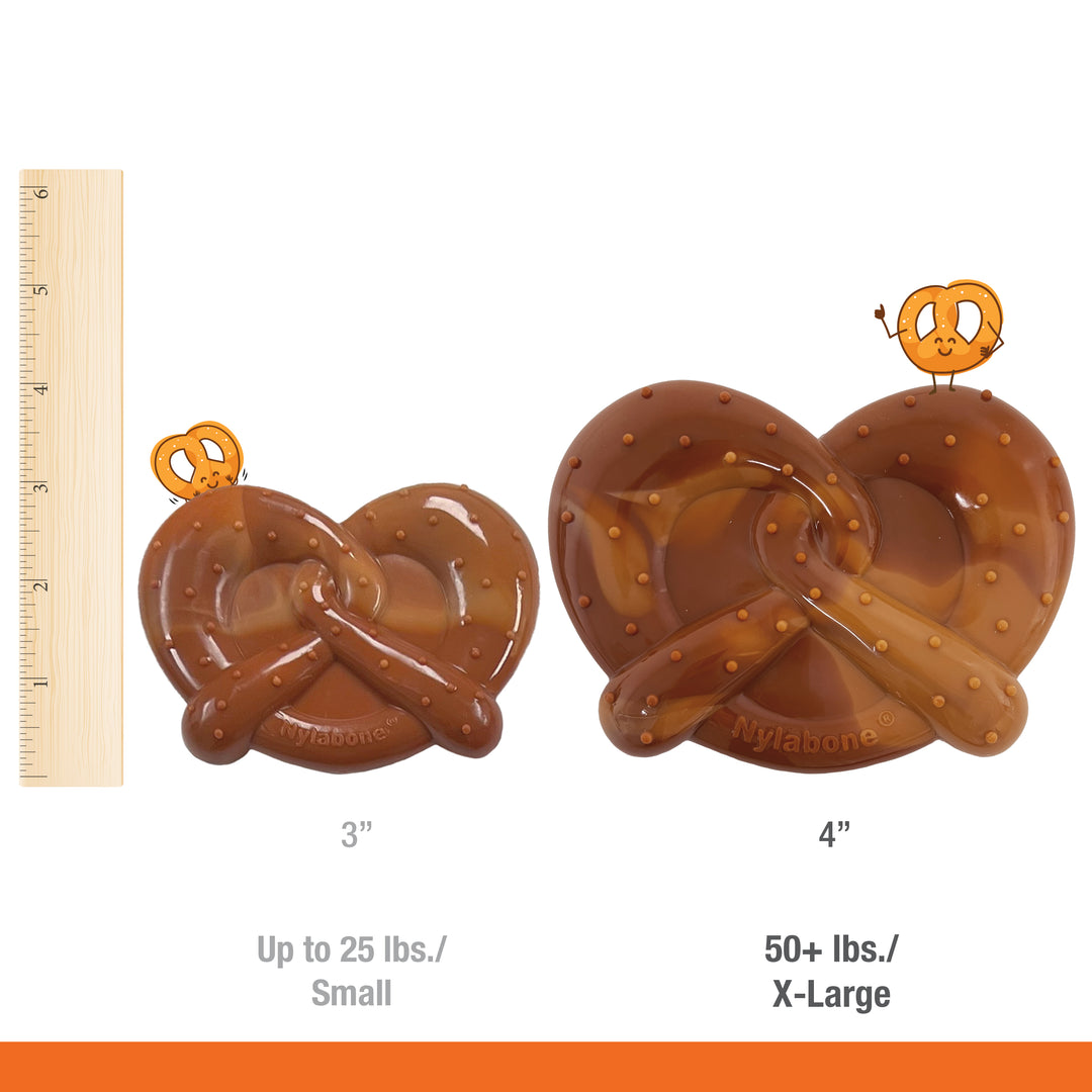 Nylabone Power Chew Pretzel Dog Chew Toy Bacon &amp; Peanut Butter X-Large (1 Count)