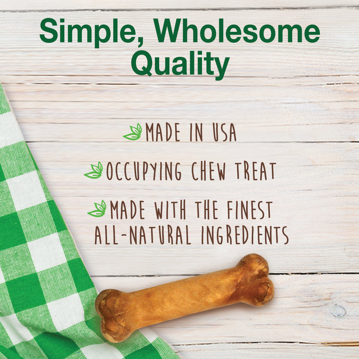 Nylabone Healthy Edibles All-Natural Long Lasting Puppy Chew Treats Turkey &amp; Sweet Potato X-Small (16 Count)