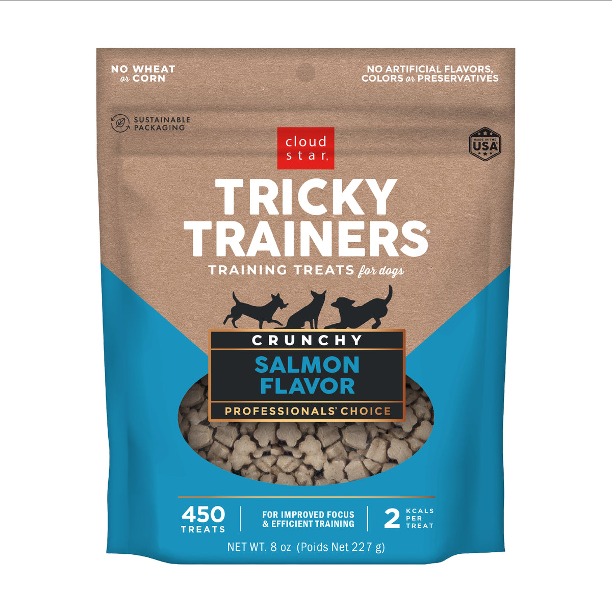 Cloud Star Crunchy Tricky Trainers Salmon 8oz