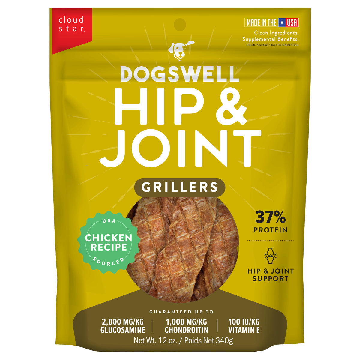 Dogswell Hip And Joint GF Chicken Grillers 12oz.