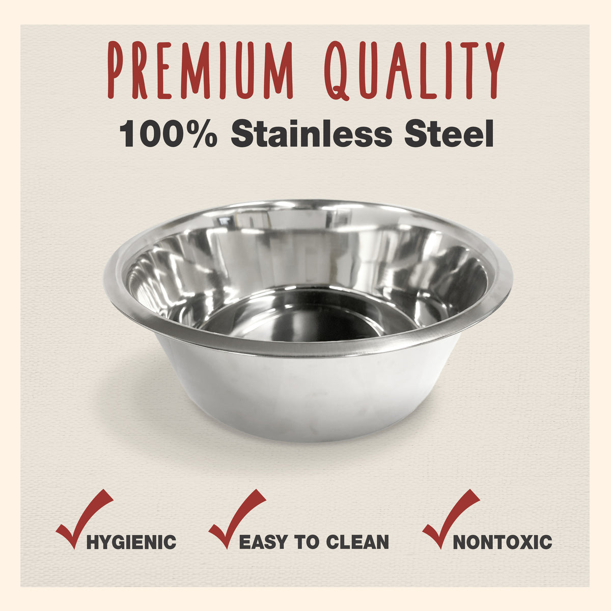 Cadet Pet Stainless Steel Bowls 5 Quart