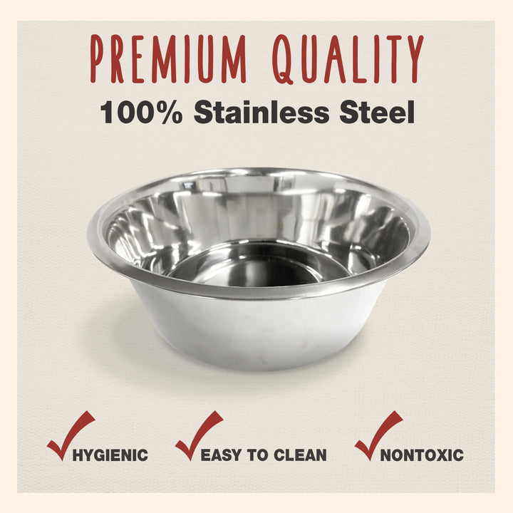 Cadet Pet Stainless Steel Bowls 5 Quart
