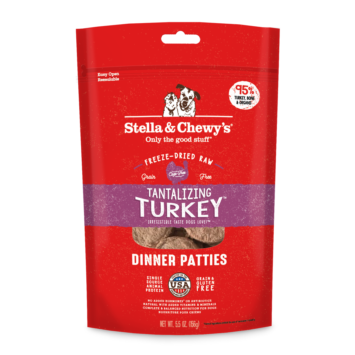 Freeze-Dried Tantalizing Turkey Patties - 5.5 oz