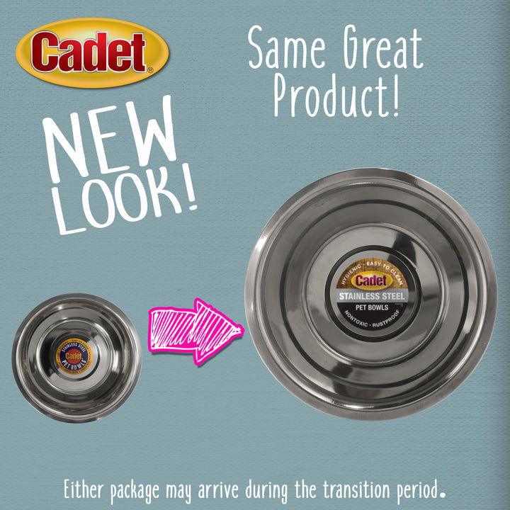 Cadet Pet Stainless Steel Bowls 2 Quart