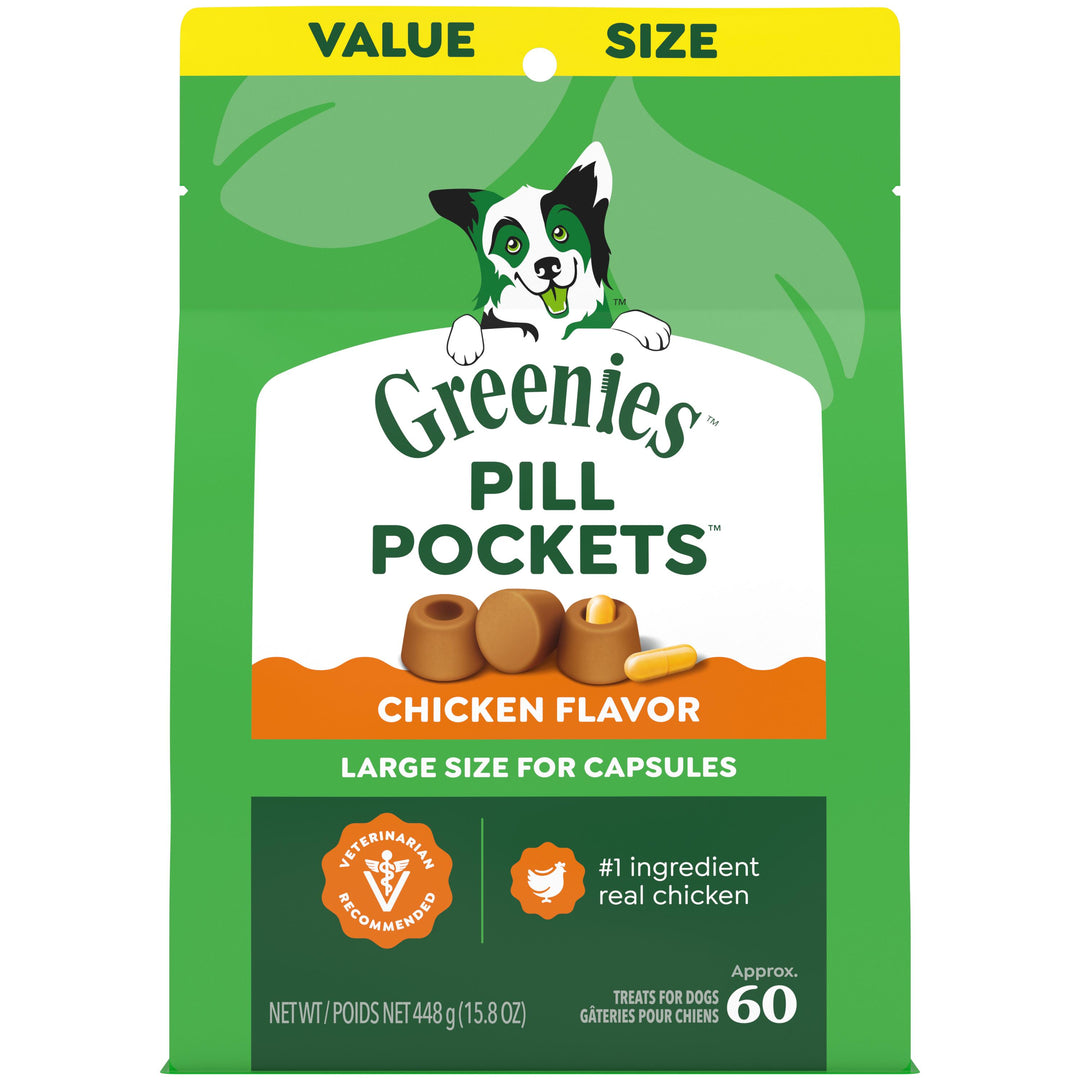Greenies Pill Pocket Chicken Capsule 60