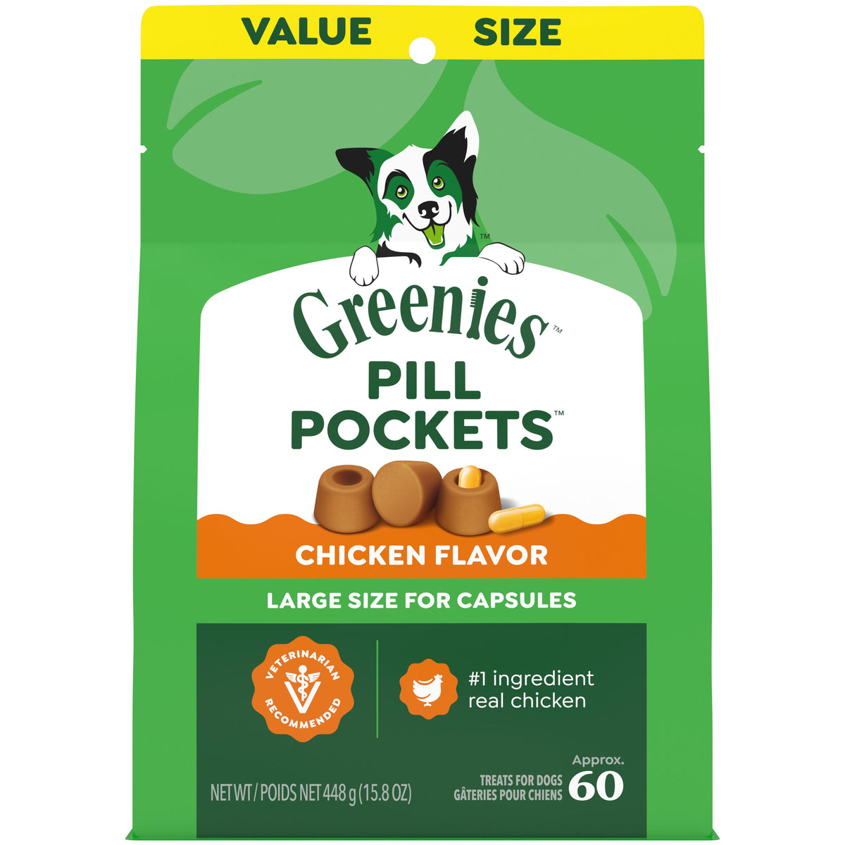 Greenies Pill Pocket Chicken Capsule 60