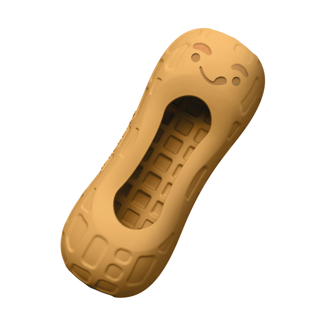 Nylabone Strong Chew Fillable Peanut Dog Chew Toy Peanut Butter Medium (1 Count)