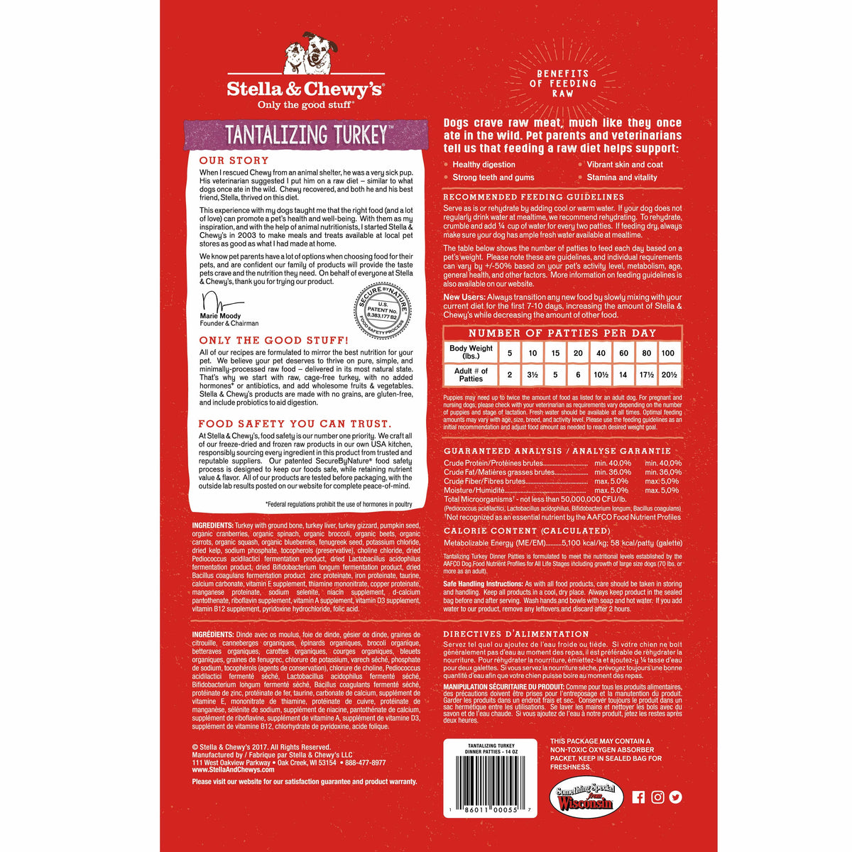 Freeze-Dried Tantalizing Turkey Patties - 5.5 oz