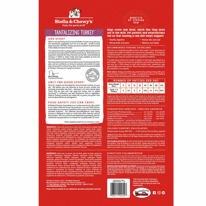 Freeze-Dried Tantalizing Turkey Patties - 5.5 oz
