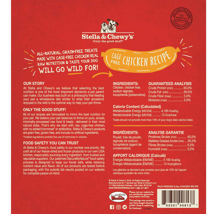 Wild Weenies Chicken - 3.25 oz