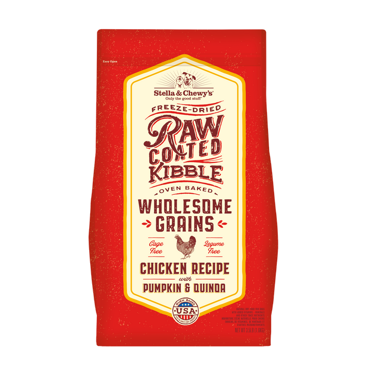 Kibble Raw Coated Wholesome Grain Chicken - 22 lb