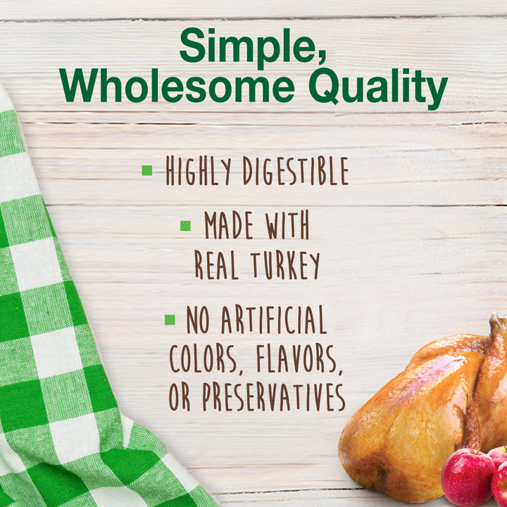 Nylabone Healthy Edibles All-Natural Long Lasting Chew Treats Turkey &amp; Apple Small (4 Count)