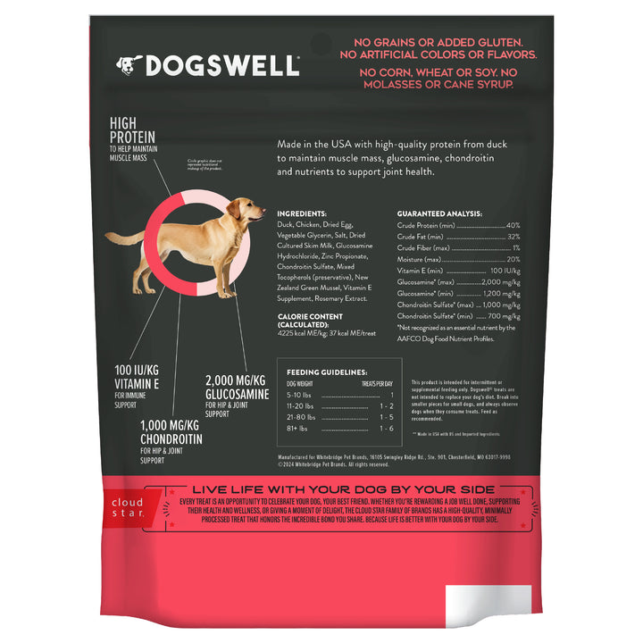 Dogswell Hip Joint Grain Free Duck Soft Strips 10 oz