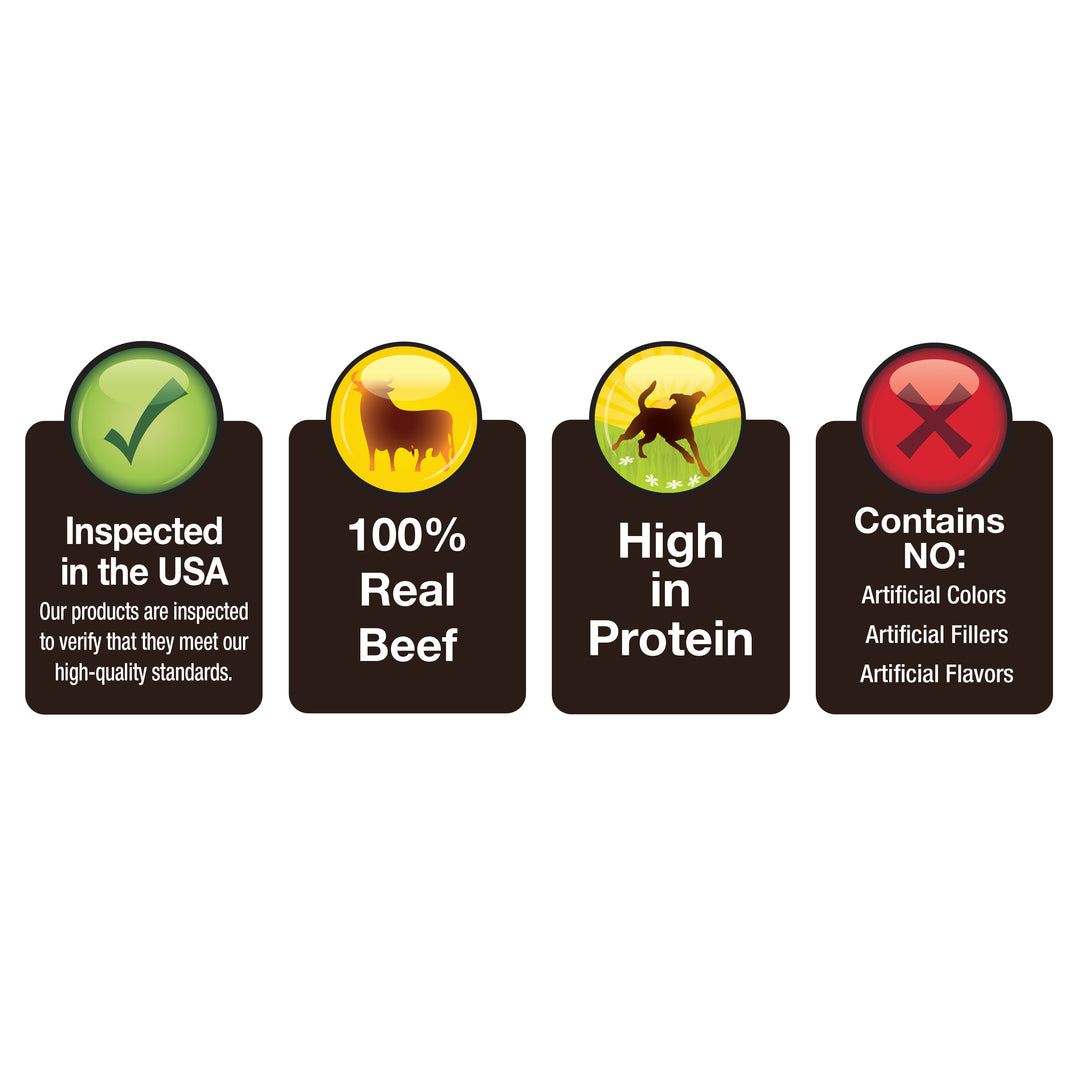 Cadet Slim Cut 100% Beef Strips for Dogs 2.8 Ounce