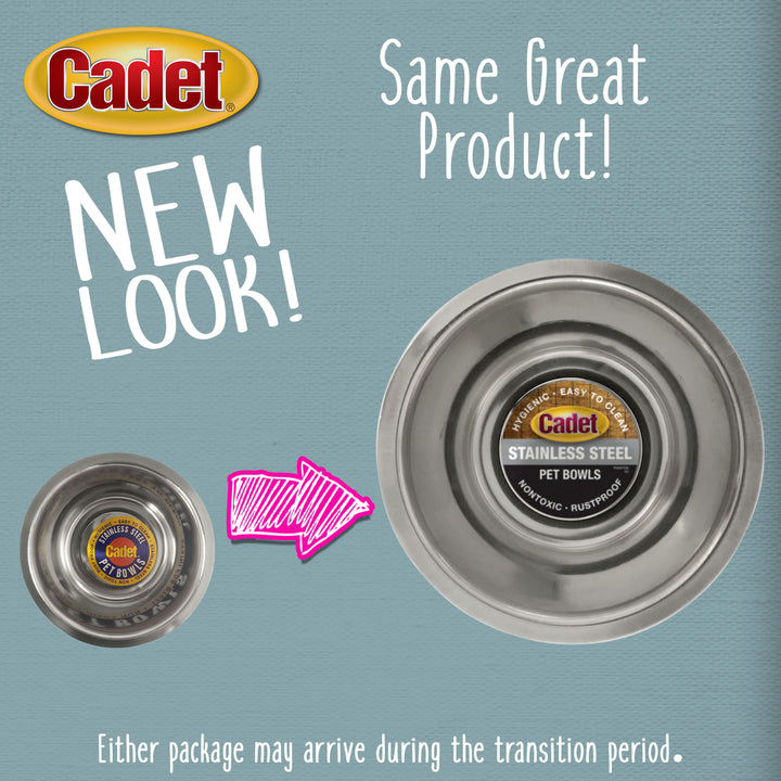 Cadet Pet Stainless Steel Bowls 1 Quart