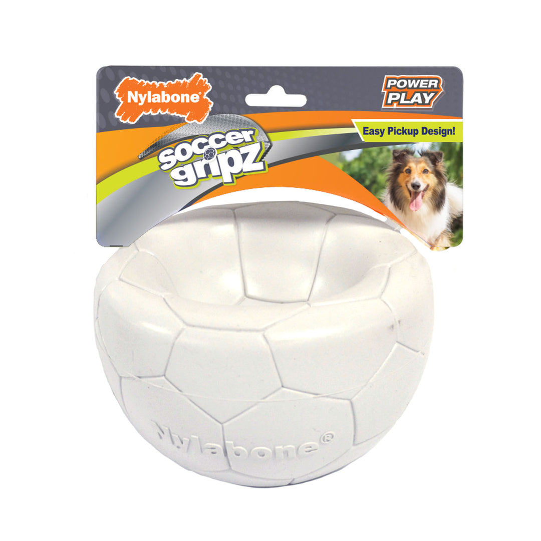 Nylabone Power Play Gripz Dog Soccer Ball Toy Medium (1 Count)