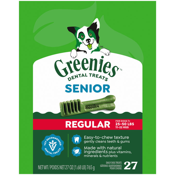 Greenies Regular Aging Care Dental Treats 27oz