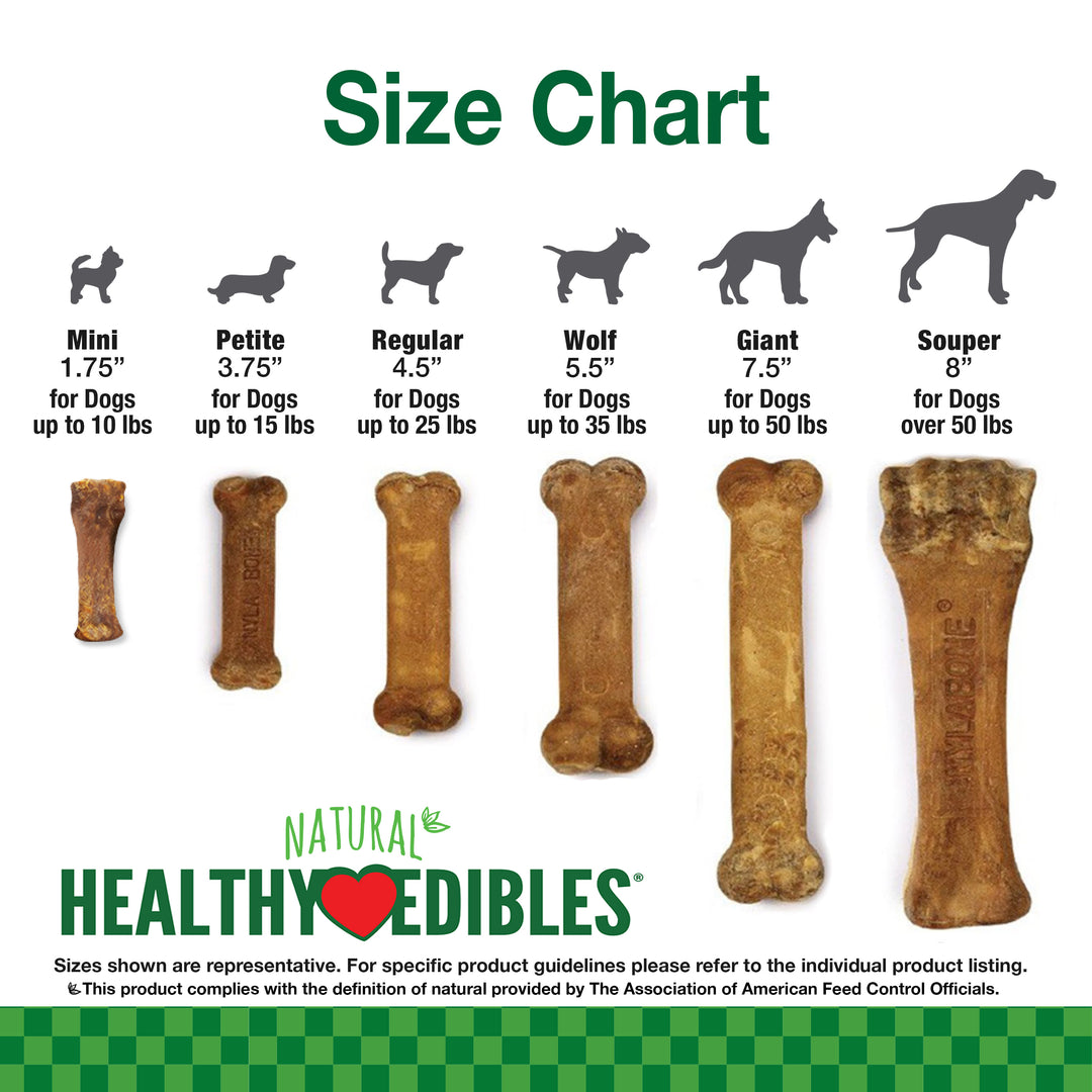 Nylabone Healthy Edibles All-Natural Long Lasting Chew Treats Roast Beef X-Large (2 Count)