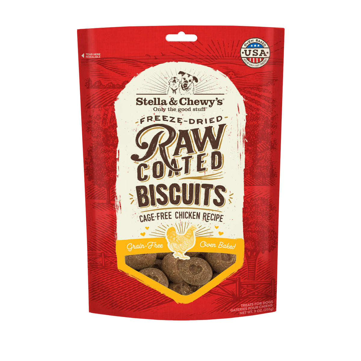 Raw Coated Biscuits Chicken - 9 oz