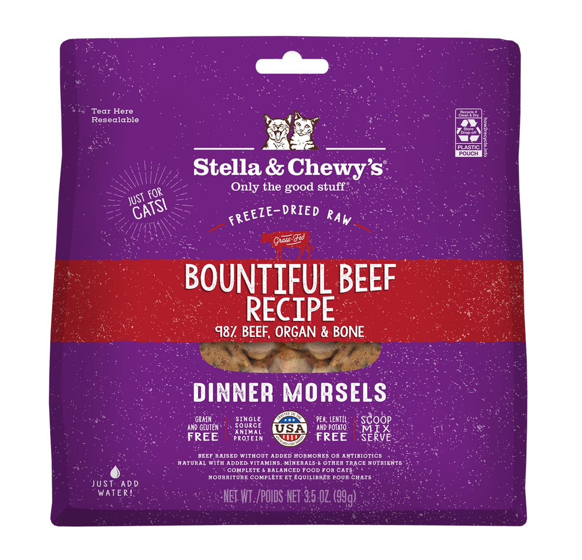 Freeze-Dried Bountiful Beef Morsels - 3.5 oz