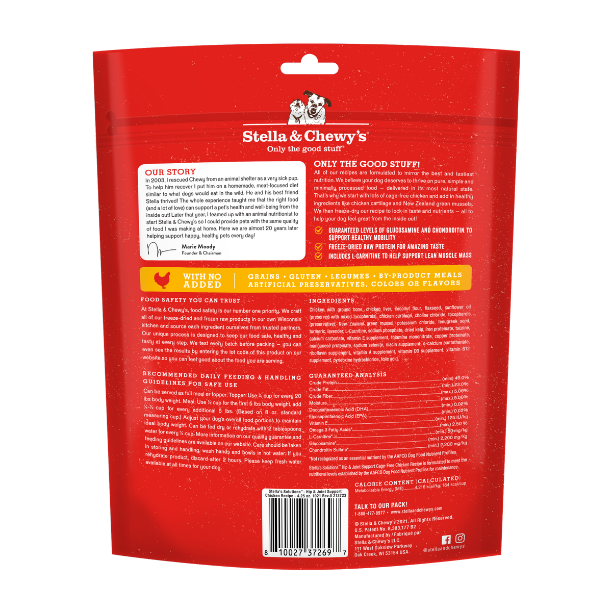 Freeze-Dried Solutions Hip & Joint Chicken - 4.25 oz