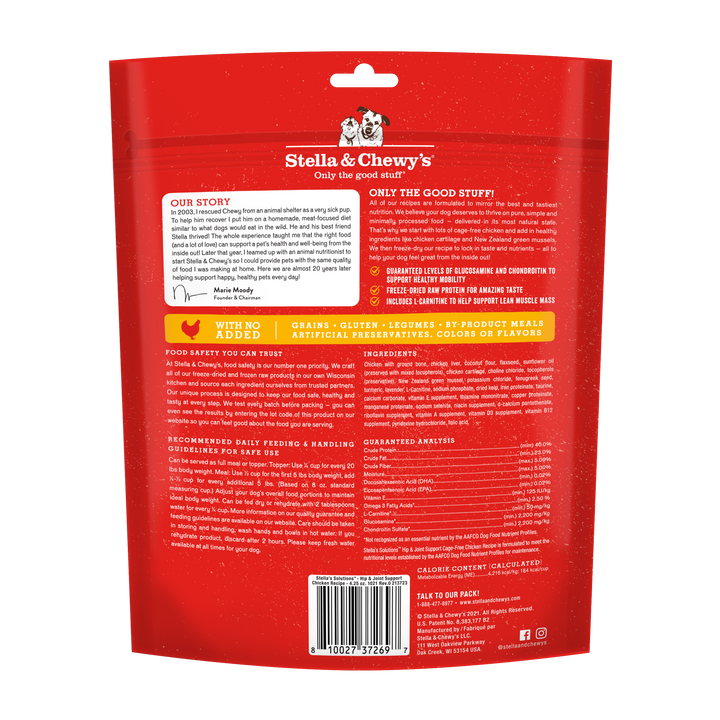 Freeze-Dried Solutions Hip &amp; Joint Chicken - 4.25 oz