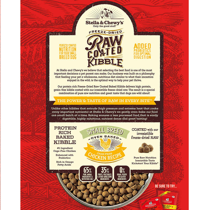 Kibble Raw Coated Chicken Small Breed - 10 lb