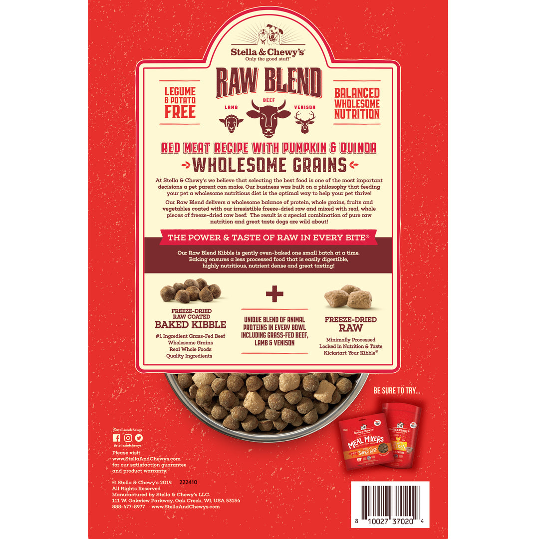 Kibble Raw Blend Wholesome Grains Kibble Red Meat - 3.5 lb