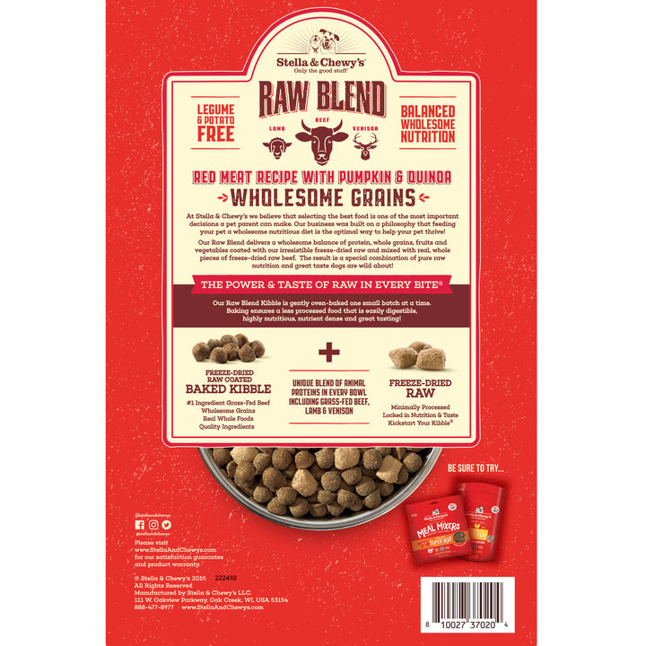 Kibble Raw Blend Wholesome Grains Kibble Red Meat - 3.5 lb