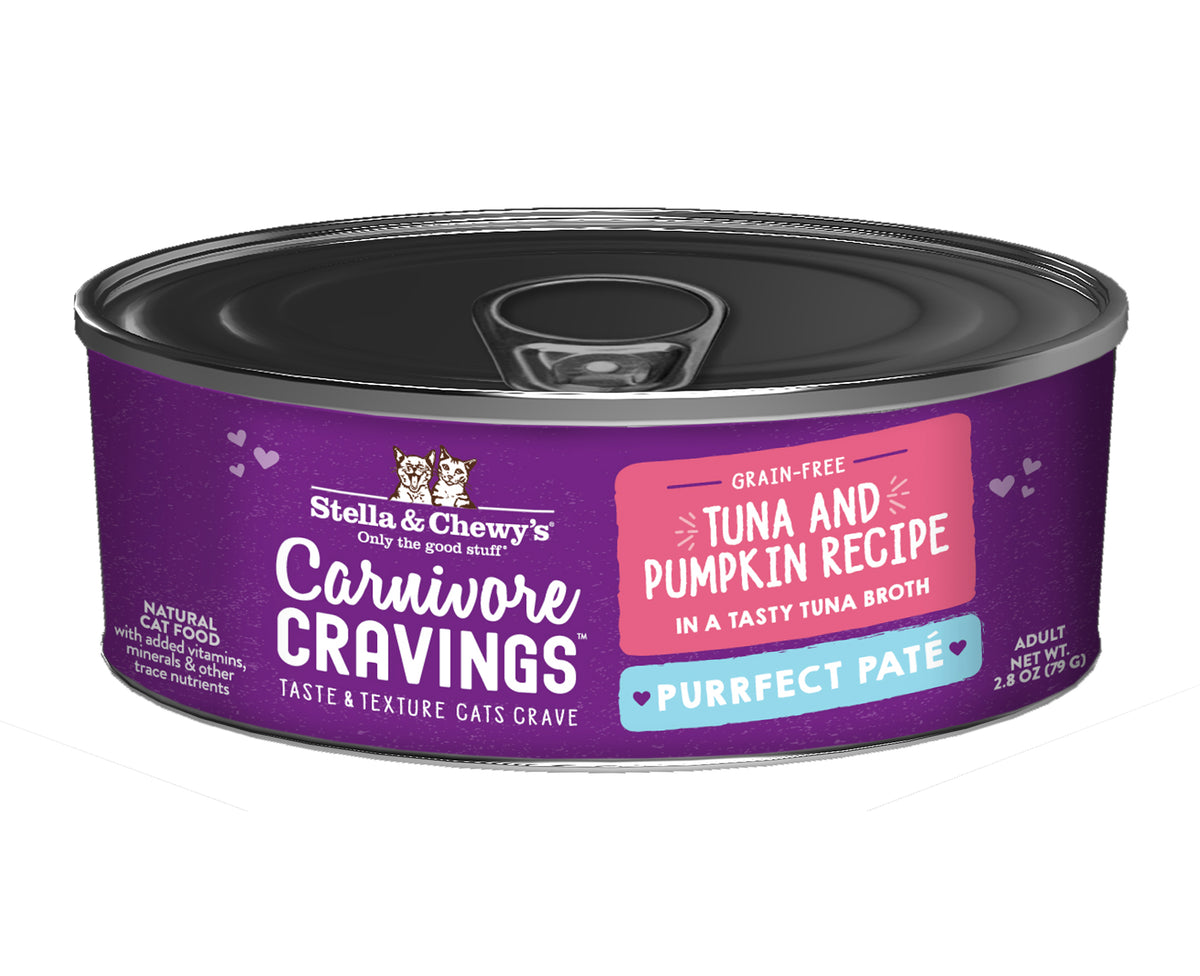 Carnivore Cravings Purrfect Pate Tuna & Pumpkin - 2.8 oz