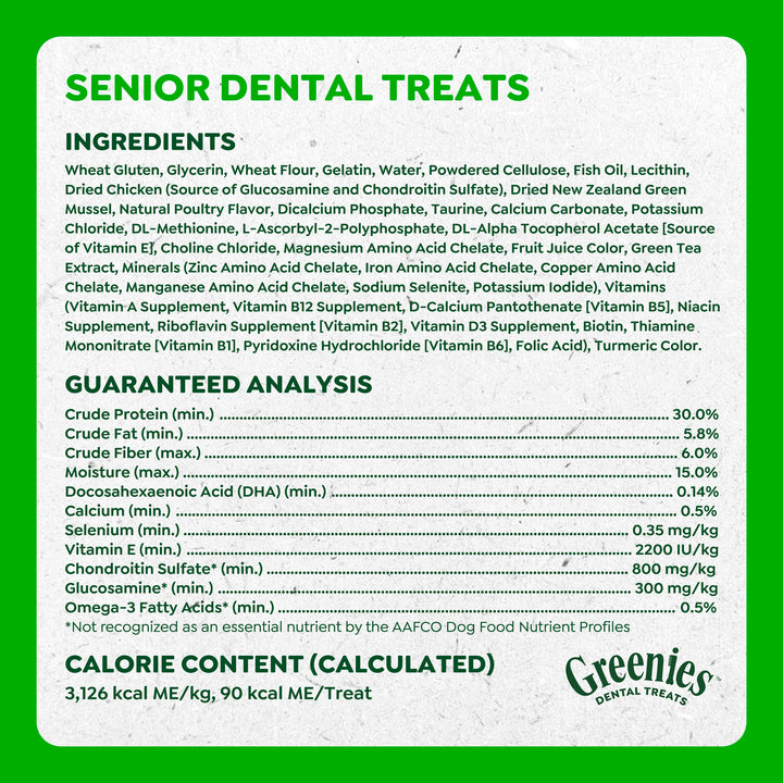 Greenies Regular Aging Care Dental Treats 27oz