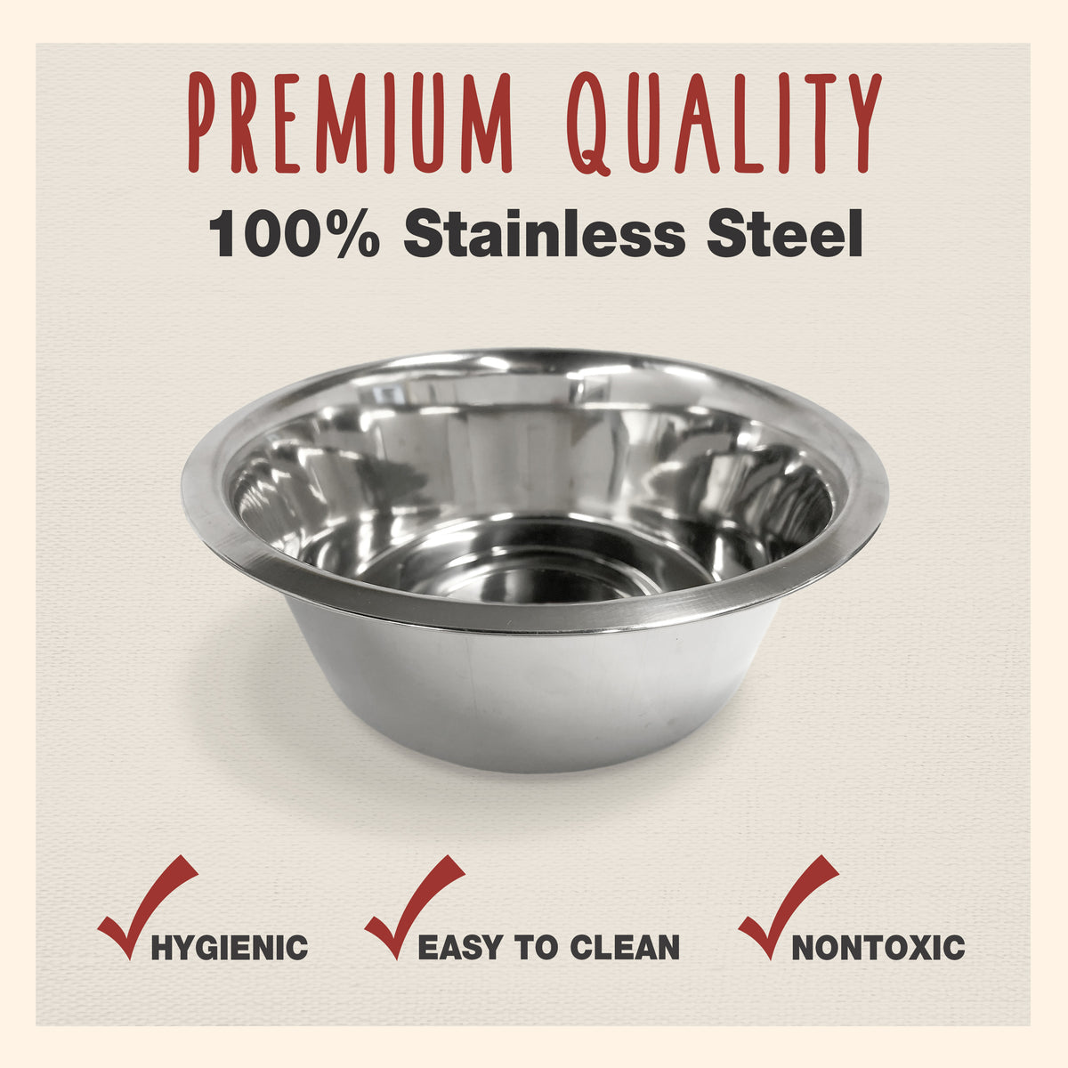 Cadet Pet Stainless Steel Bowls 2 Quart