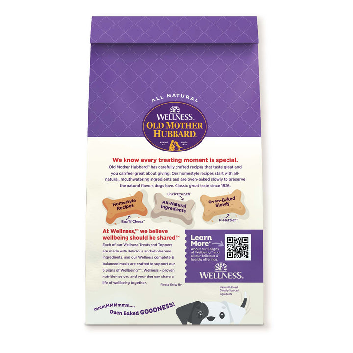 Wellness Old Mother Hubbard Savory Mix Dog Biscuits, Natural, Training Treats, Mini Size, (20 Ounce Bag)