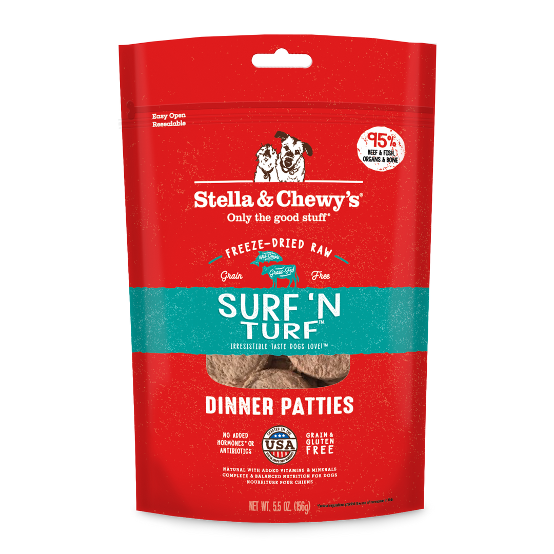 Freeze-Dried Surf &amp; Turf Patties - 5.5 oz