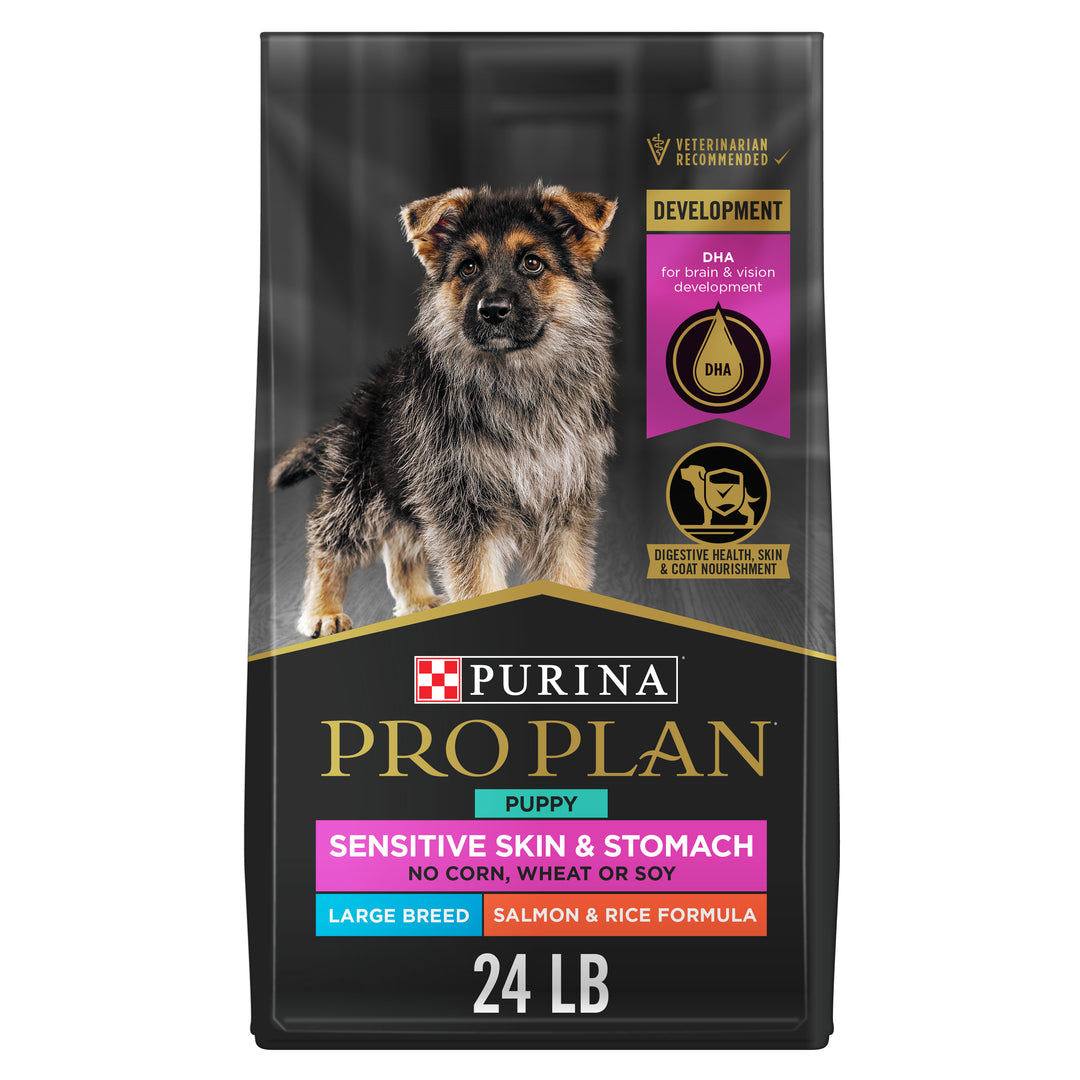 Pro Plan Large Breed Puppy Sensitive Skin and Stomach Salmon 24lb