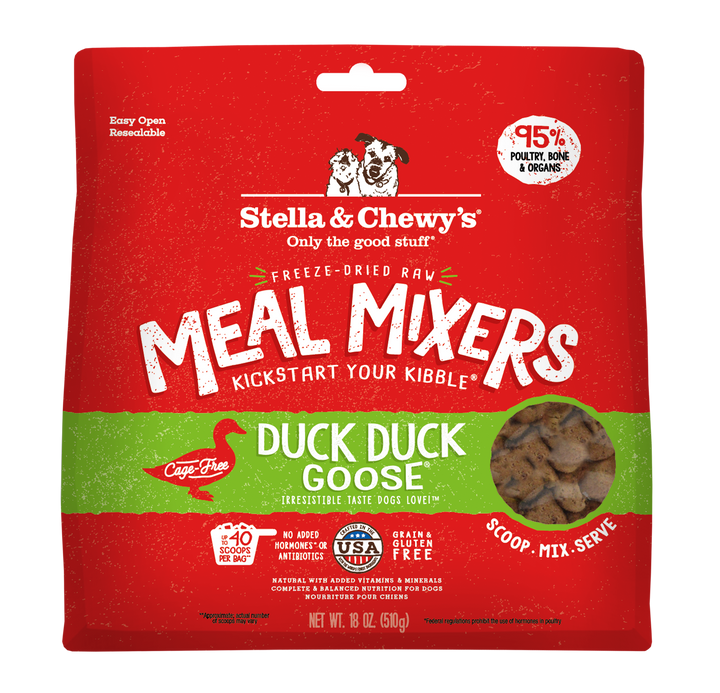 Freeze-Dried Duck Duck Goose Meal Mixers - 18 oz