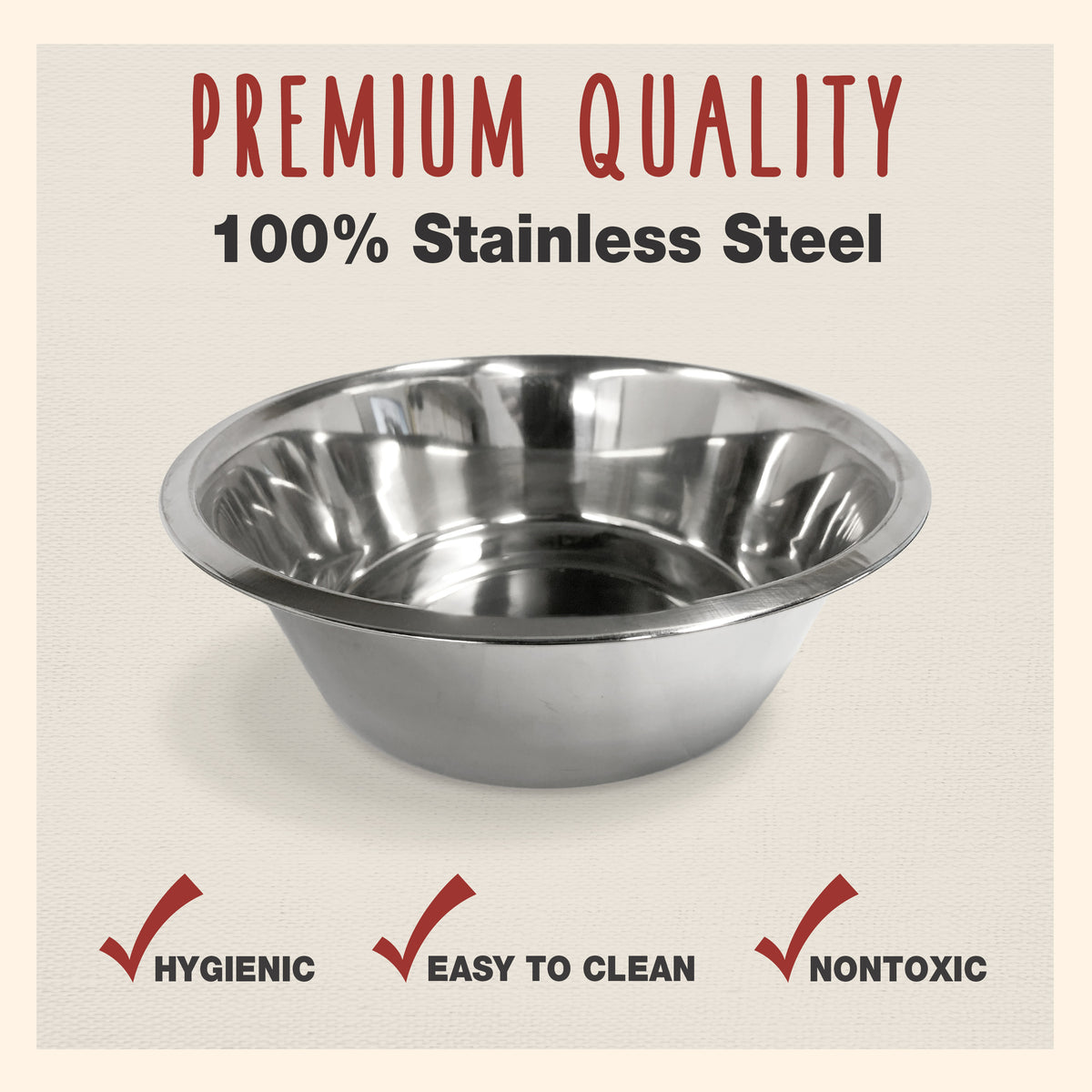 Cadet Pet Stainless Steel Bowls 3 Quart