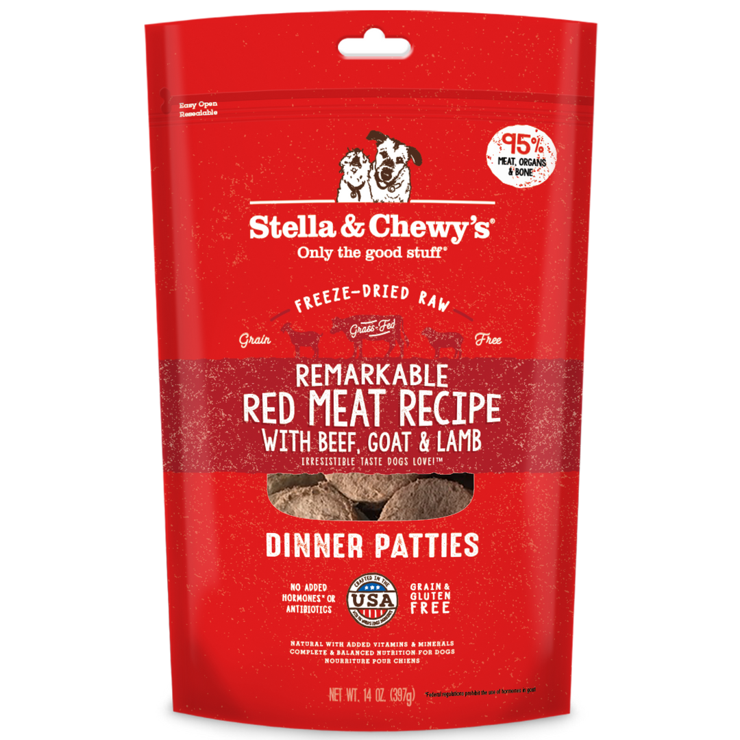 Freeze-Dried Red Meat Patties - 14 oz