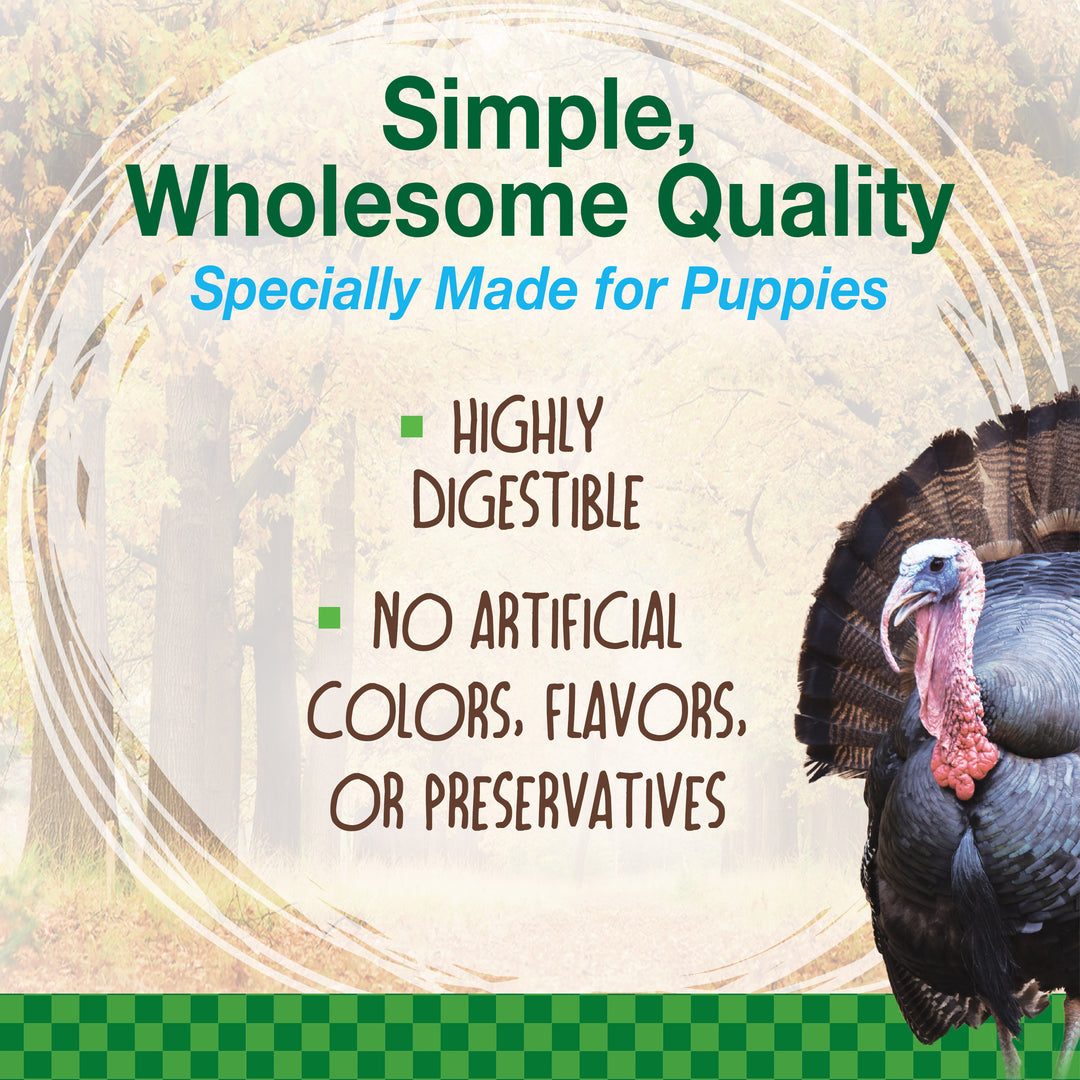 Nylabone Healthy Edibles WILD All-Natural Long Lasting Puppy Chew Treats Turkey Small (4 Count)
