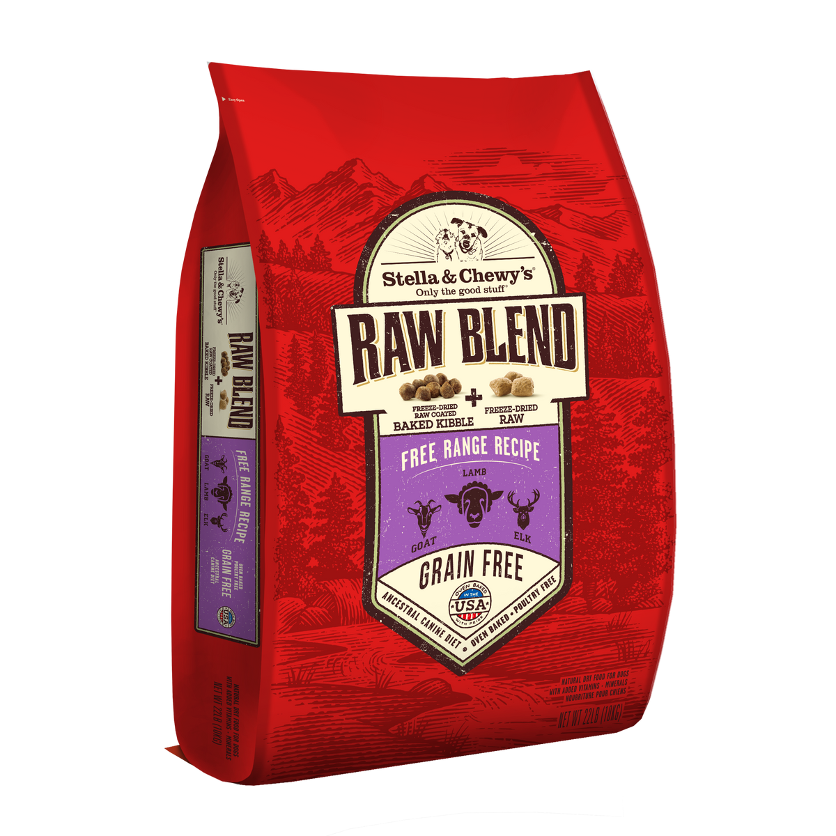 Kibble Raw Blend Free Range - 22 lb