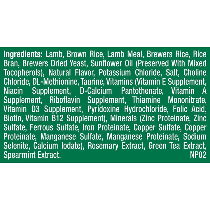 Natural Balance Lamb and Brown Rice Large Breed 26lb
